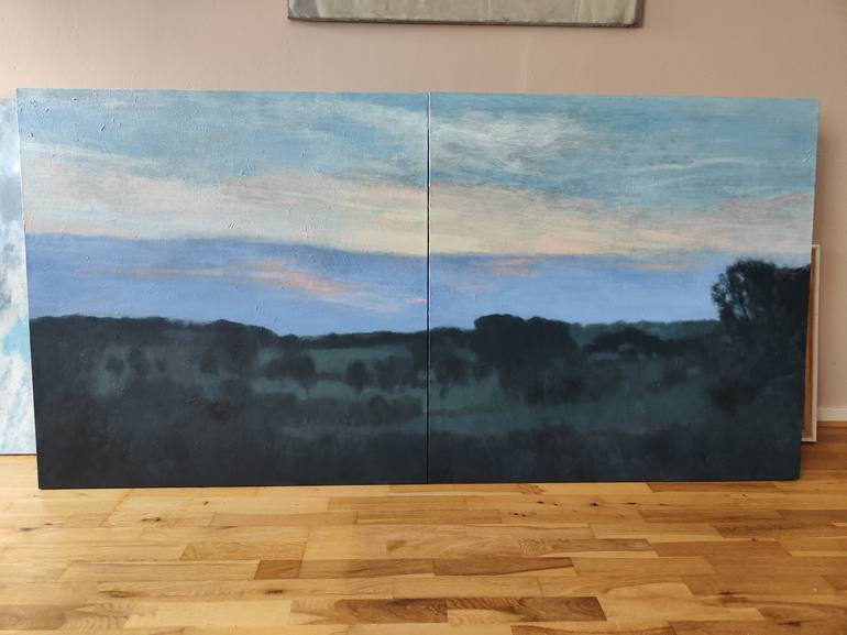 Original Impressionism Landscape Painting by Andrew Laird