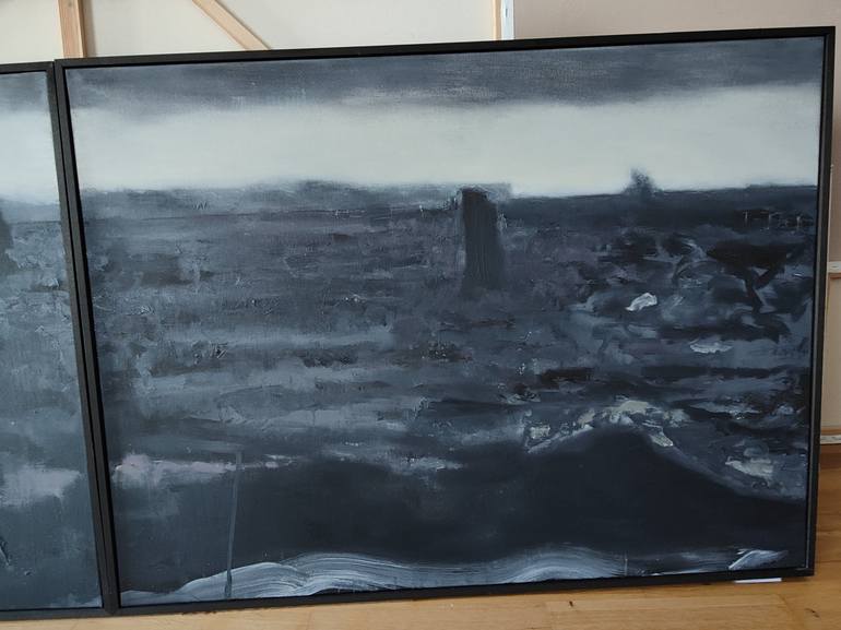 Original Documentary Landscape Painting by Andrew Laird