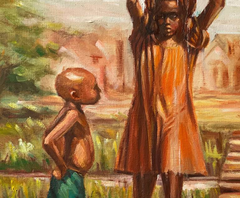 Original Conceptual Pop Culture/Celebrity Painting by Bode Meshioye