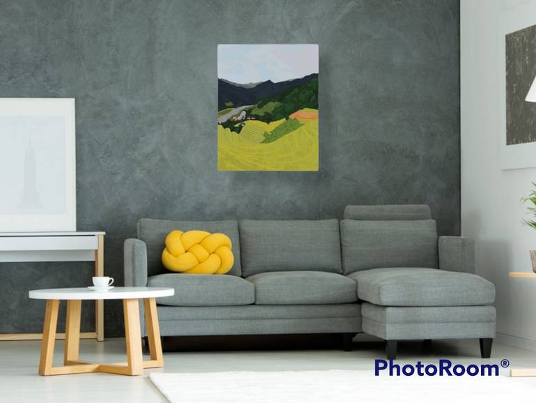 Original Art Deco Nature Painting by Kanhaiya Mehto