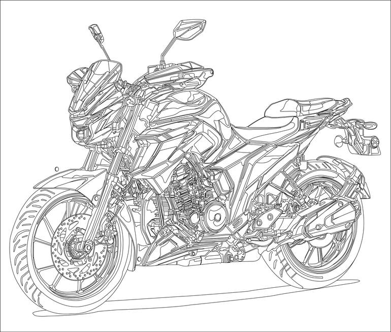 AST21 - Sports bike sketch-gemektower.com.vn