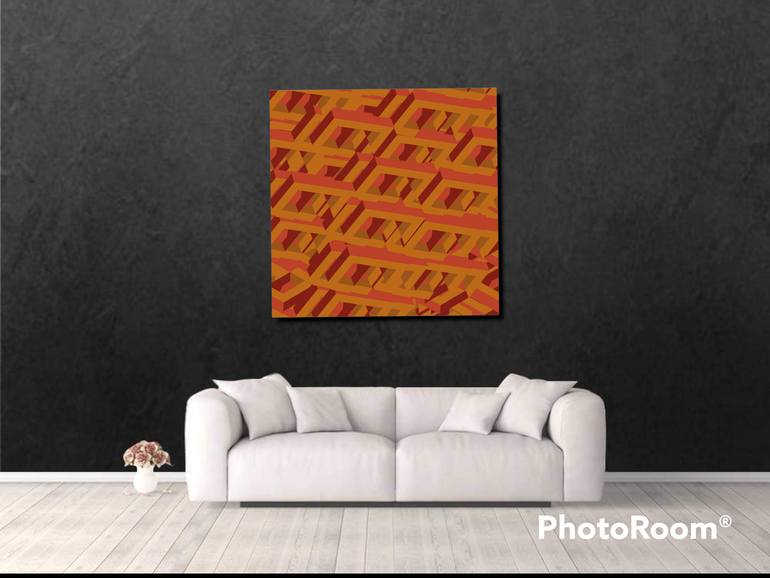 Original Abstract Expressionism Abstract Mixed Media by Kanhaiya Mehto