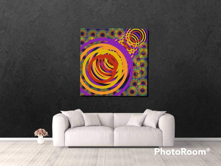 Original Art Deco Abstract Mixed Media by Kanhaiya Mehto