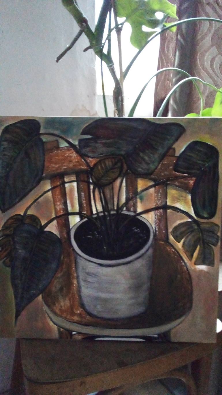 Original Contemporary Still Life Painting by Maia Bilikhodze