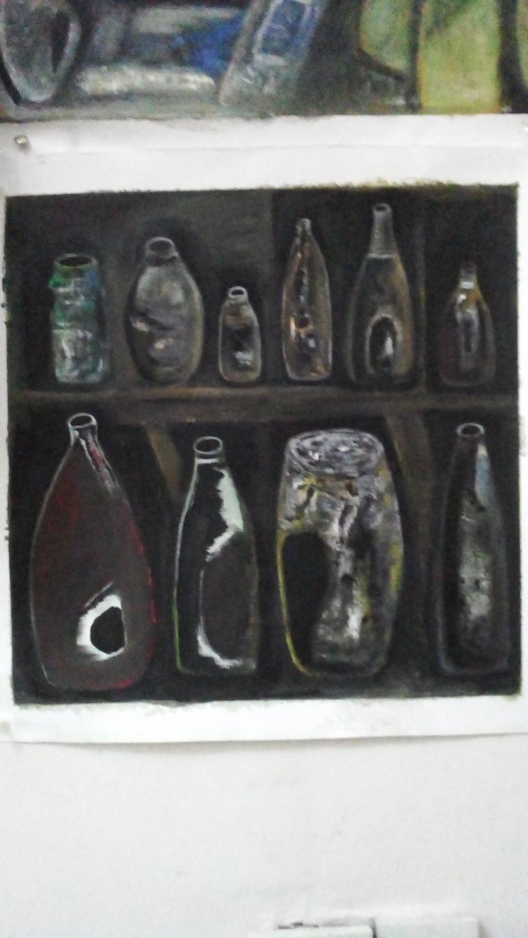 Original Conceptual Food & Drink Painting by Maia Bilikhodze
