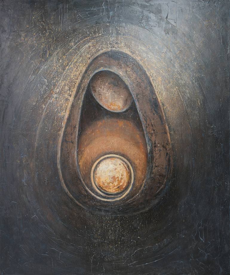 Original Abstract Painting by Cristina Balan