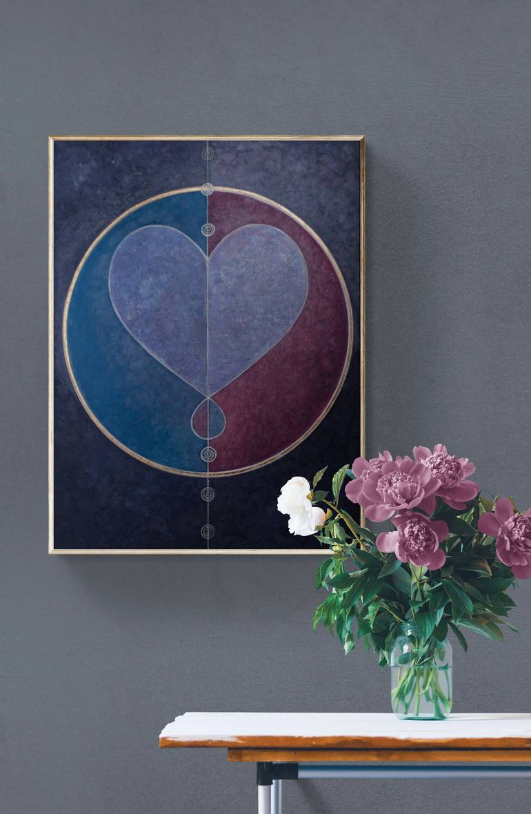 Original Conceptual Abstract Painting by Cristina Balan