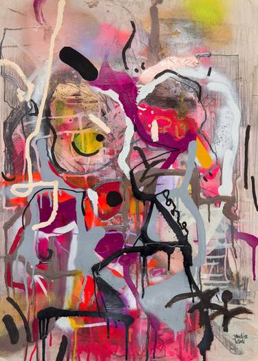 Original Abstract Expressionism Abstract Paintings by Joanna Wilson