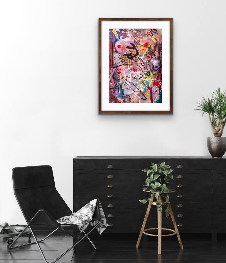 Original Abstract Expressionism Abstract Painting by Joanna Wilson