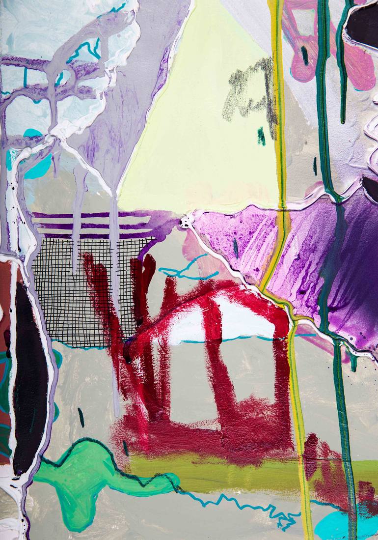 Original Abstract Expressionism Abstract Painting by Joanna Wilson