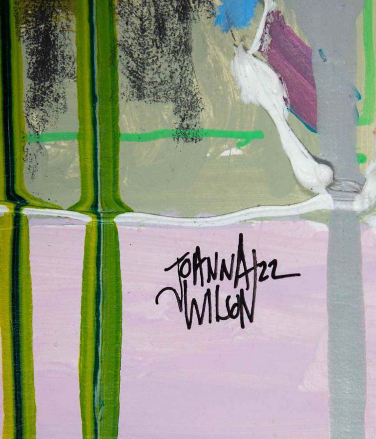 Original Abstract Expressionism Abstract Painting by Joanna Wilson