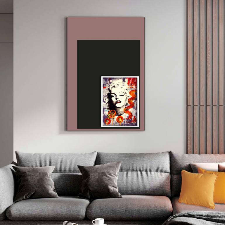Original Pop Art Pop Culture/Celebrity Painting by Valeria Luchistaya