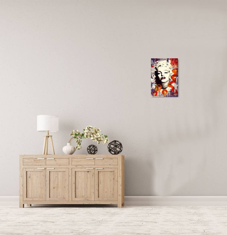 Original Pop Art Pop Culture/Celebrity Painting by Valeria Luchistaya
