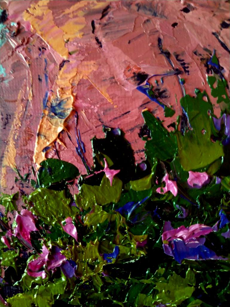 Original Impressionism Beach Painting by Valeria Luchistaya