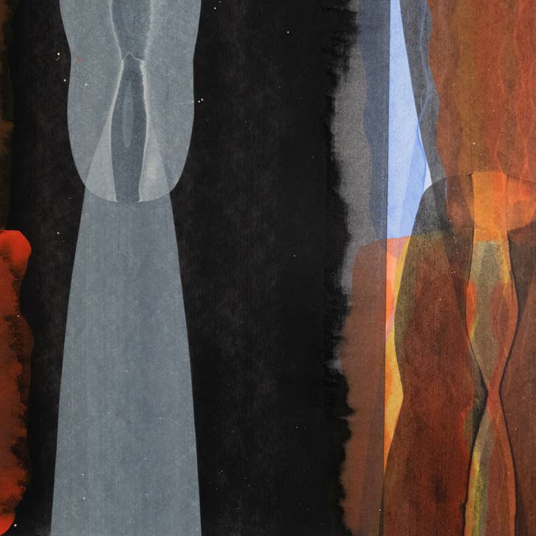 Original Abstract Outer Space Painting by Casey Klein