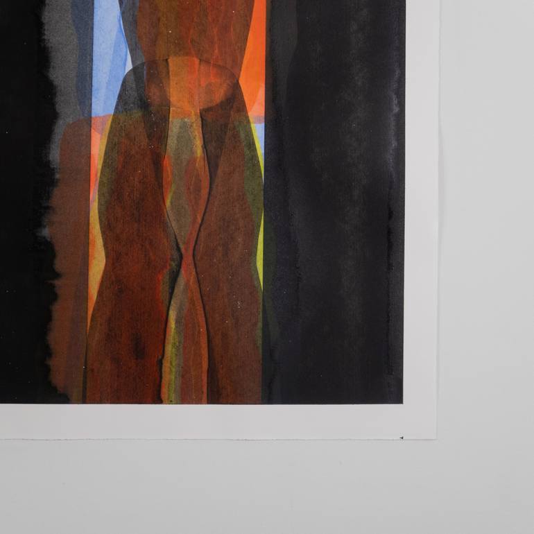 Original Abstract Outer Space Painting by Casey Klein