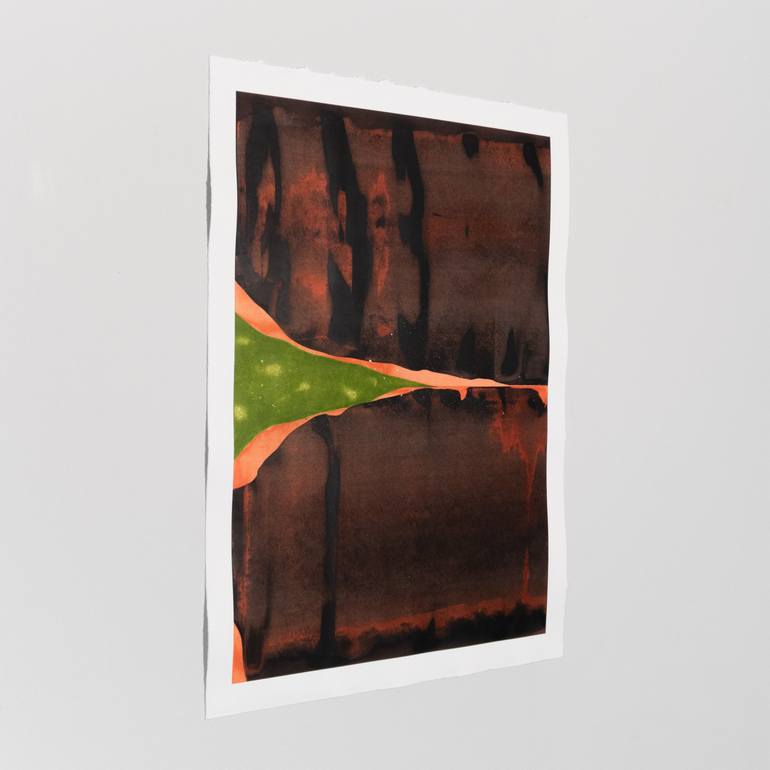 Original Abstract Outer Space Painting by Casey Klein