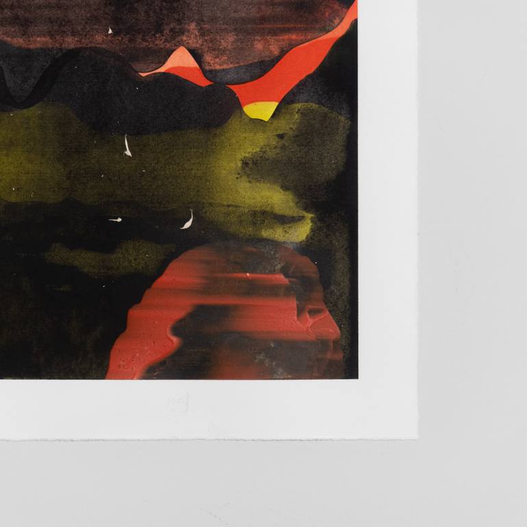 Original Abstract Outer Space Painting by Casey Klein