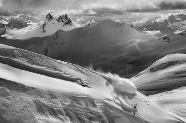 Brandy and Wine #2, Whistler, Canada black and white photograph thumb