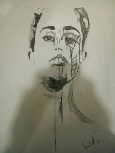 Original Fine Art Body Drawing by Naveed Azam
