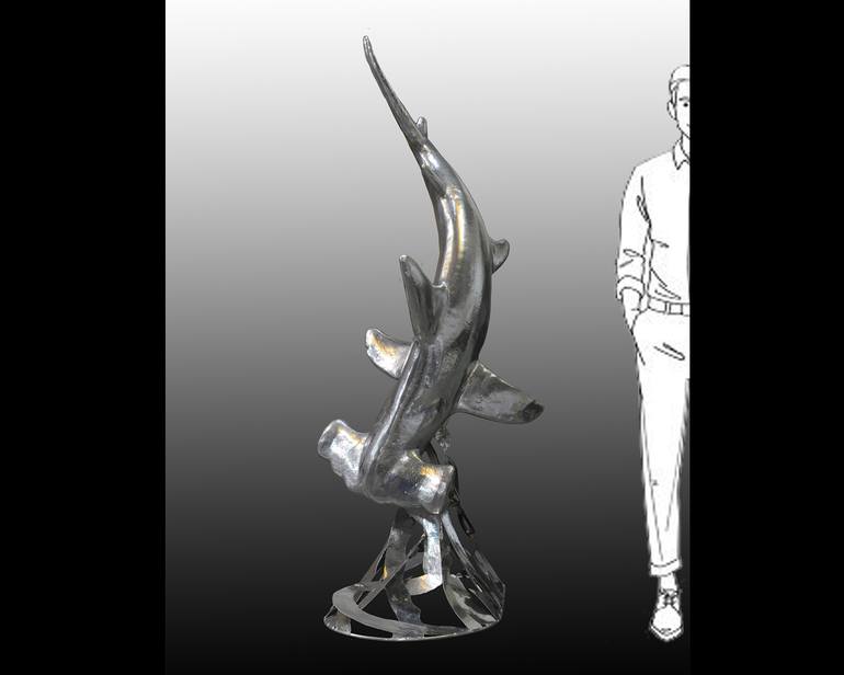 Original Art Deco Nature Sculpture by David Ashenbrener
