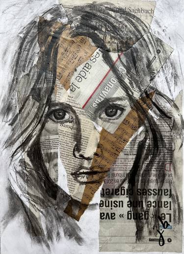 Print of Expressionism Portrait Mixed Media by Jess Boldt