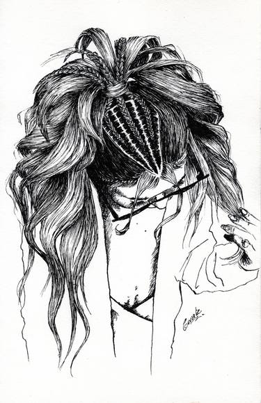 Print of Figurative Fashion Drawings by Coralie PIMENTA