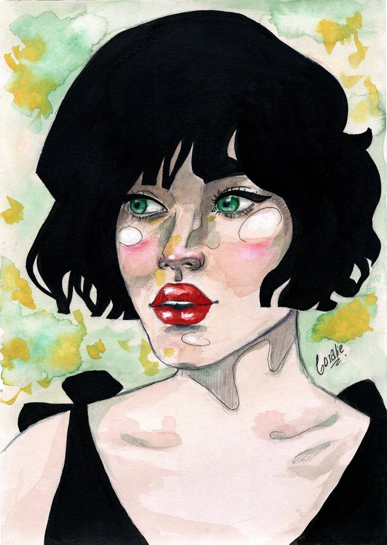 Print of Figurative Portrait Paintings by Coralie Pimenta