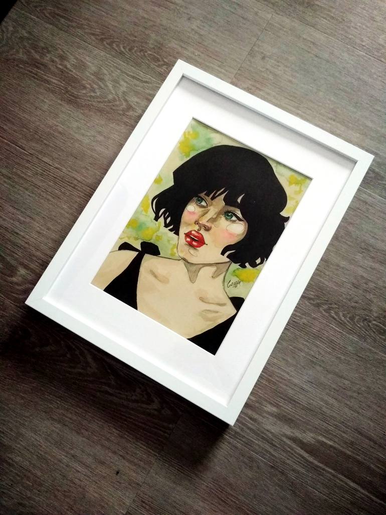 Original Figurative People Painting by Coralie Pimenta