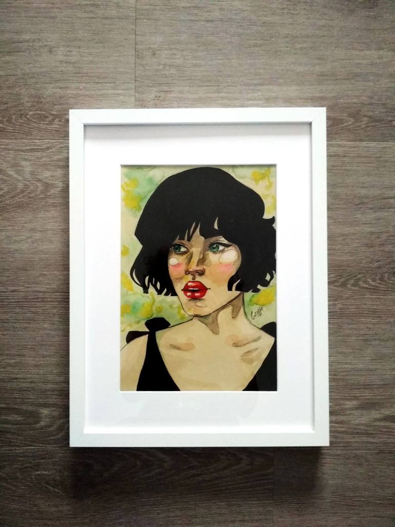 Original Figurative People Painting by Coralie Pimenta