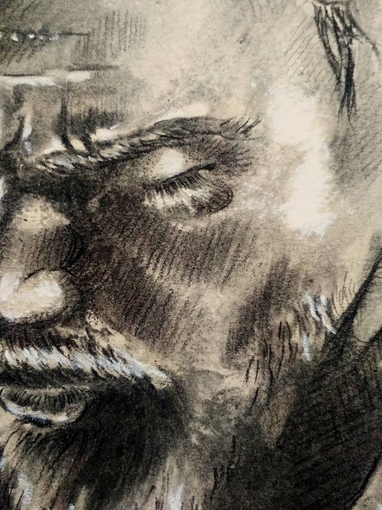 Original Expressionism Pop Culture/Celebrity Drawing by Coralie Pimenta