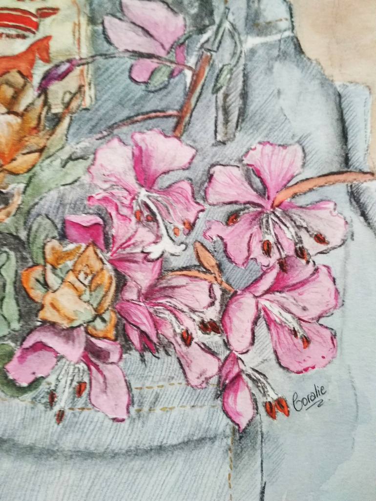 Original Botanic Painting by Coralie PIMENTA
