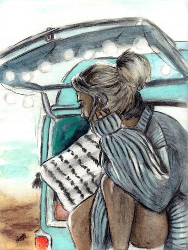 Print of Figurative Travel Drawings by Coralie PIMENTA
