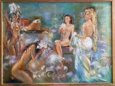 Print of Impressionism Nude Paintings by Nata Charivna