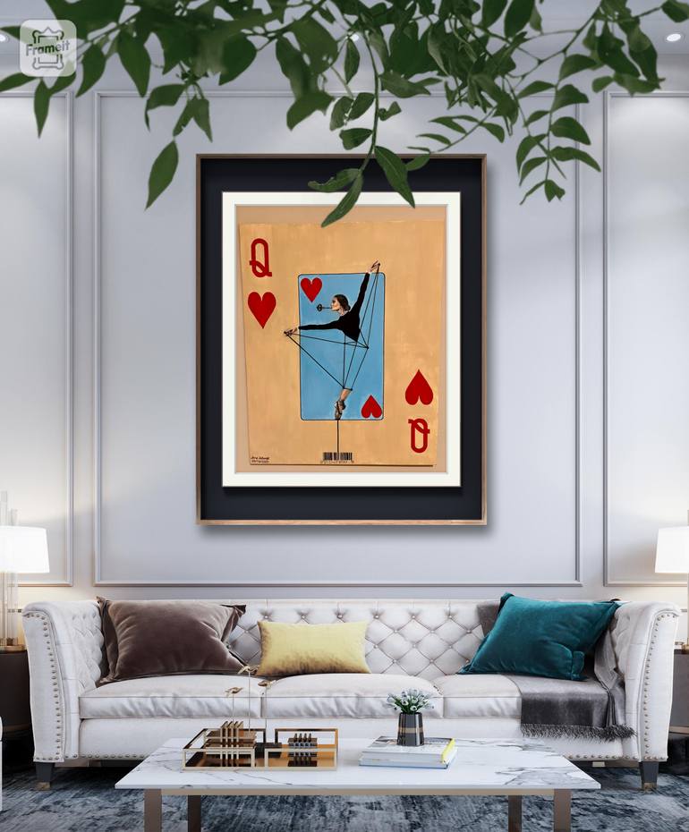 Original Expressionism Women Painting by Anna Zekavati