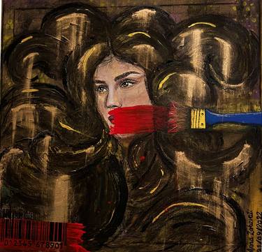 Original Expressionism Women Paintings by Anna Zekavati
