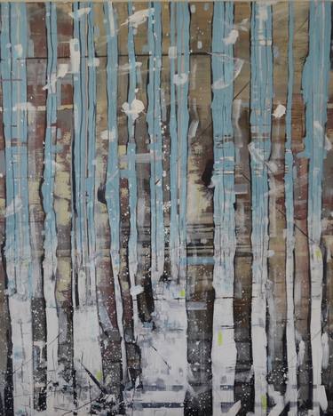Original Abstract Expressionism Tree Painting by Emma Lacon