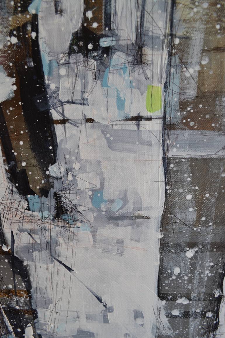 Original Abstract Expressionism Landscape Painting by Emma Lacon