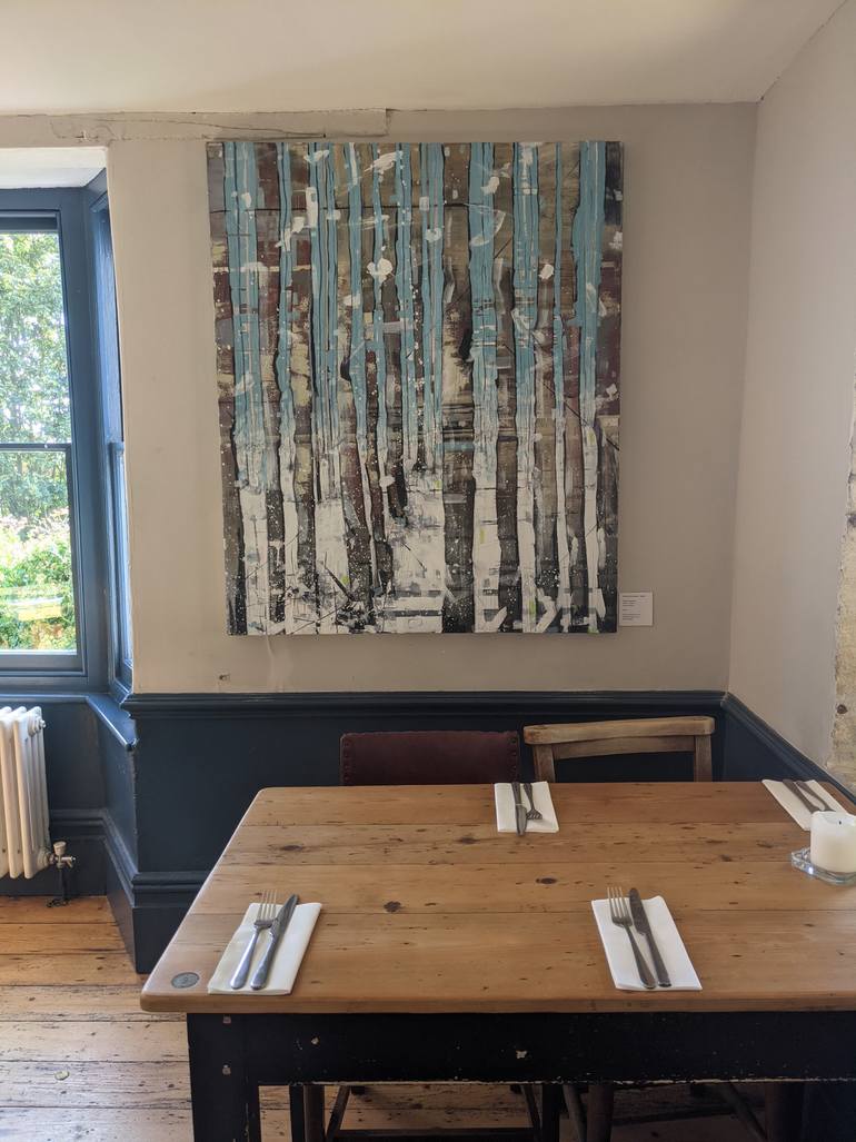 Original Abstract Expressionism Landscape Painting by Emma Lacon