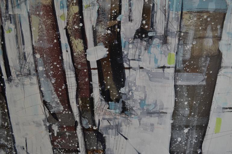 Original Abstract Expressionism Landscape Painting by Emma Lacon