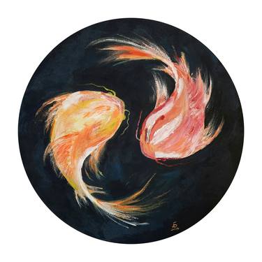 Print of Fish Paintings by Anna Berkova