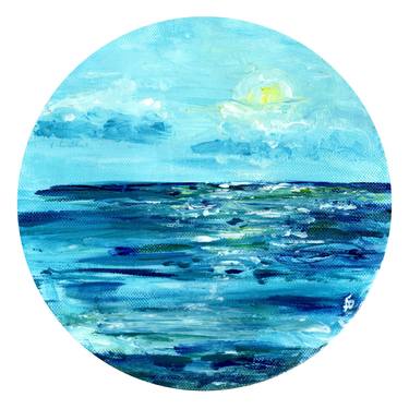 Print of Fine Art Seascape Paintings by Anna Berkova