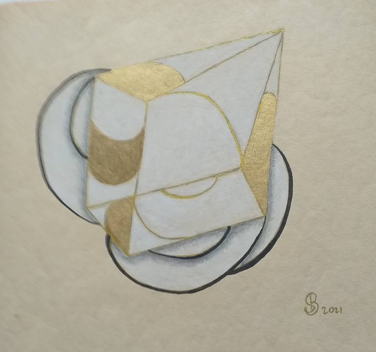 Original Abstract Drawing by Susan Brandt
