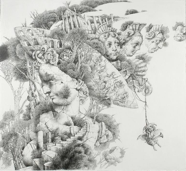 Original Other Drawing by Kateryna Yerokhina