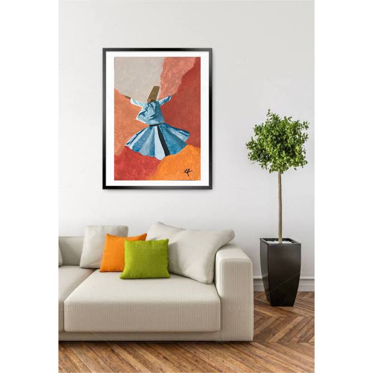 Original Abstract Expressionism Abstract Painting by Nisha Kumari