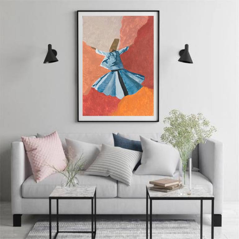 Original Abstract Expressionism Abstract Painting by Nisha Kumari
