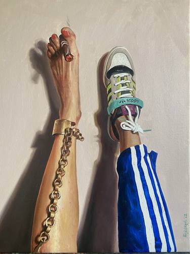 Original Photorealism Body Paintings by Holy Kateryna