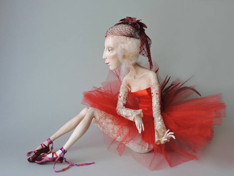 Ballerina in Red - Print