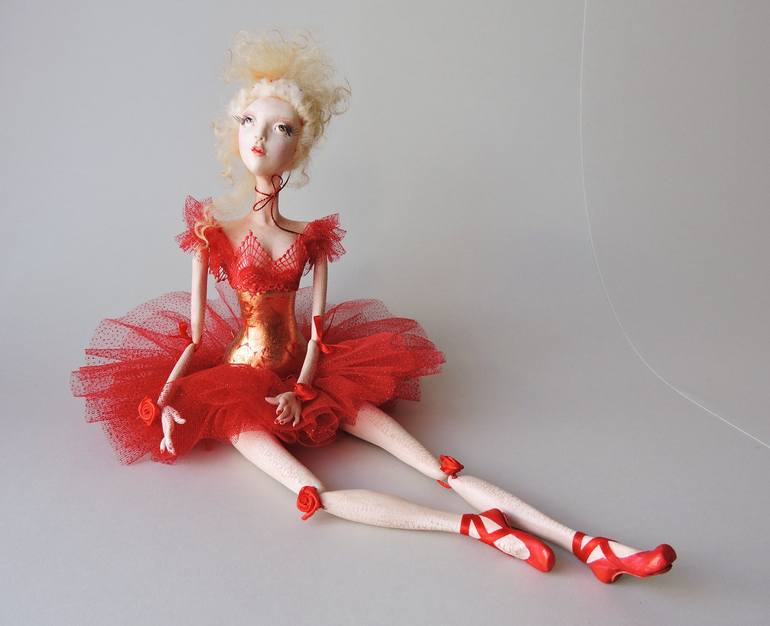 Small Red Ballerina - Print