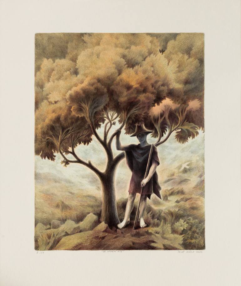 Original Classicism Landscape Printmaking by Skála Tomáš